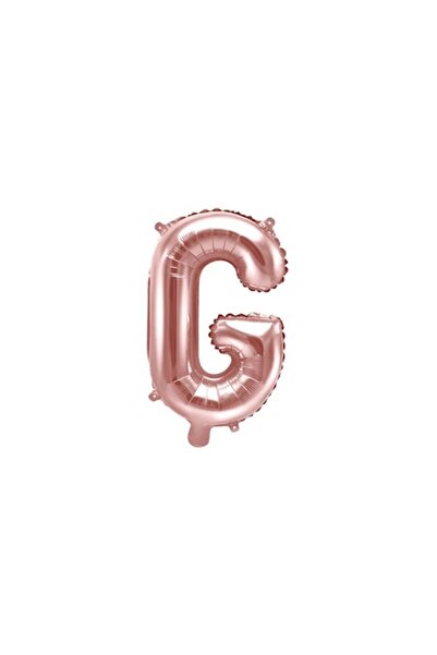 It's Party Time Letter G Foil Balloon, It's Party Time, rose gold, 40 cm
