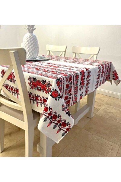 OEM Cotton tablecloth with traditional motifs 150×240 cm