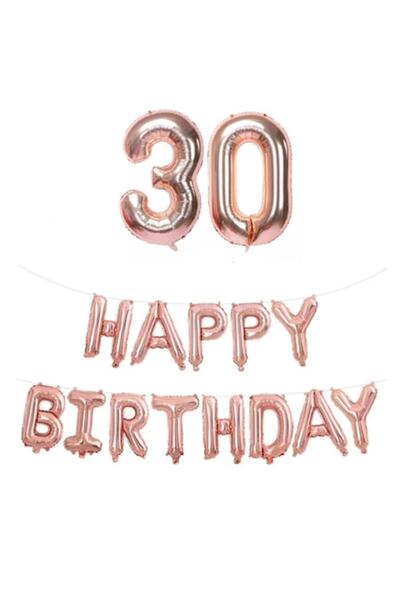 It's Party Time Set baloane folie La mulți ani + numărul 30