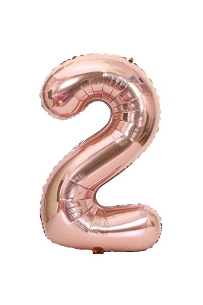 It's Party Time Фолиев балон номер 2, розово златист