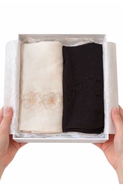 Veil Designer مجموعة من طرحتين تطريز'طرفين الطرحه الطرحة بوال ياباني المقاس :...