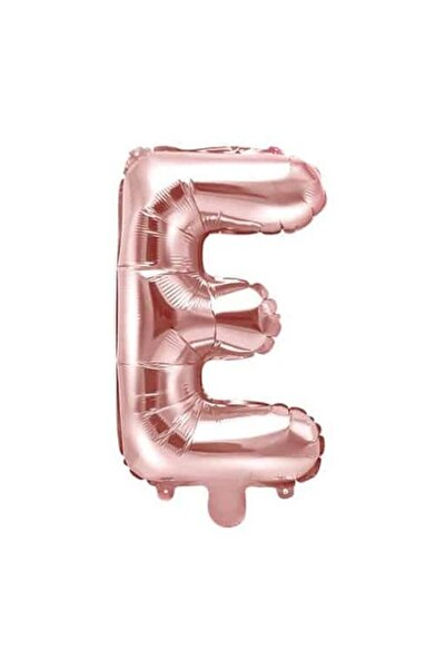 It's Party Time Letter E Foil Balloon, It's Party Time, rose gold, 40 cm