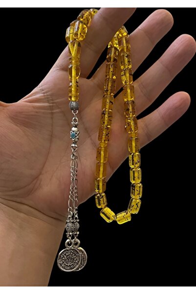 Trikala Collectible Dominican Drop Transparent Amber Prayer Beads 11X8 mm Hon...