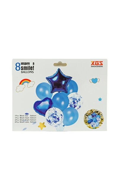 XGS Σετ 8 μπαλονιών, μπλε