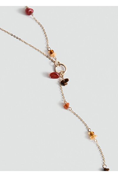 MANGO Woman Boncuklu kolye