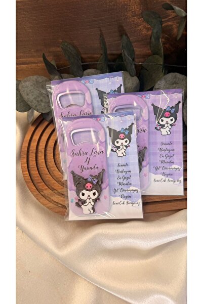 Gizem Graphic Kuromi Temalı Kız Bebek Açacak Magnet 20'li Paket