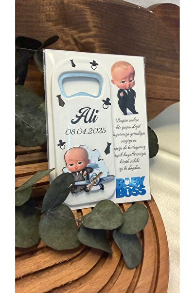 Gizem Graphic Boss Baby (Patron Bebek) Temalı Bebek Açacak Magnet 20'li Paket