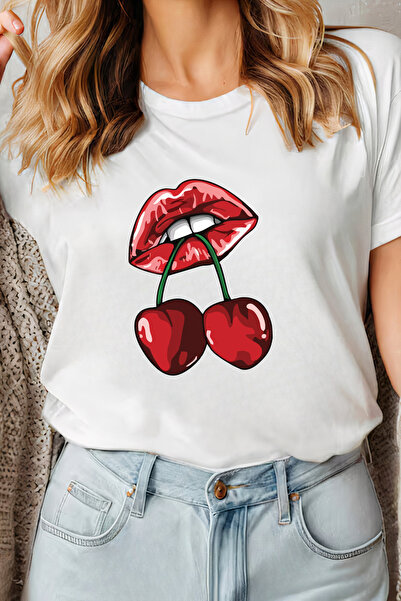 Sarah's Boutique Women's T-shirt – 100% cotton – "Cherry Sensation"