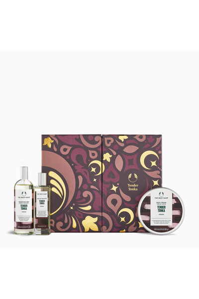 THE BODY SHOP هدية رمضان والعيد مجموعة التونكا والبخور والفانيلا مزيج فريد ومميز