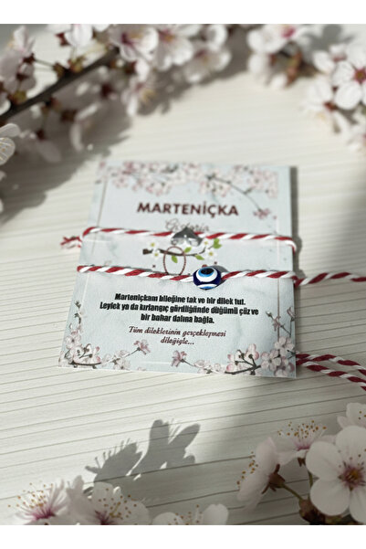 Gistoria Gümüş Kuyruk ve Nazar Boncuklu Marteniçka