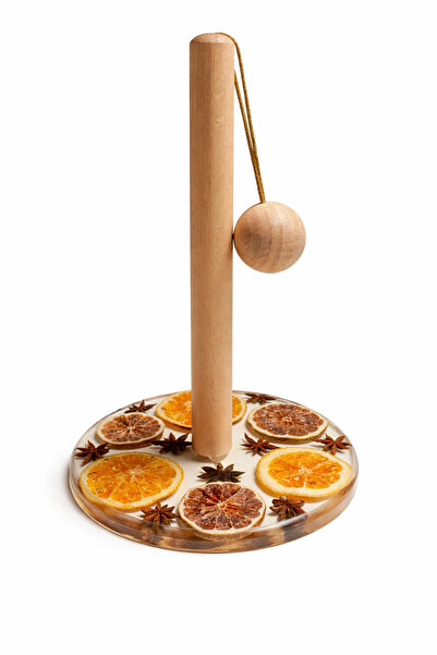 nijiartdesign Decorative Wooden Paper Towel Holder – 6 Models with Epoxy Base...