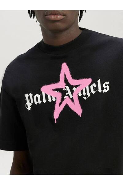 CLASSY.MODA Unisex Μαύρο Μπλουζάκι με στάμπα Oversize Streetwear Άνετη εφαρμο...