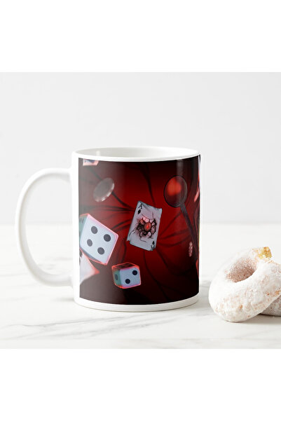 tpkitapevi Jackpot Themed Porcelain Mug