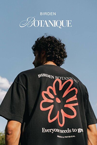 CLASSY.MODA Unisex Black Color Oversize Printed T-Shirt Streetwear Comfortabl...