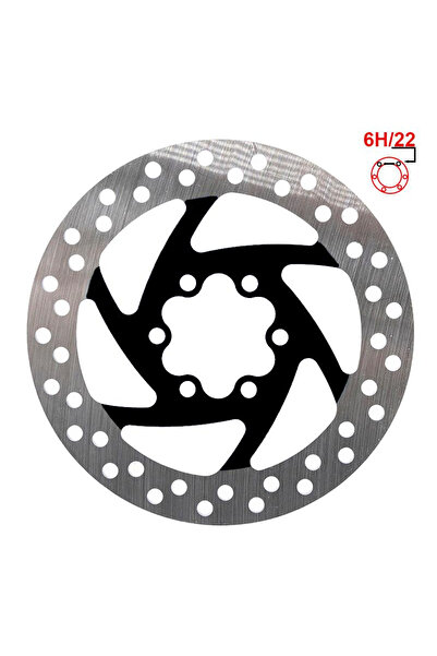 OEM Disc de frână 140mm 6H negru