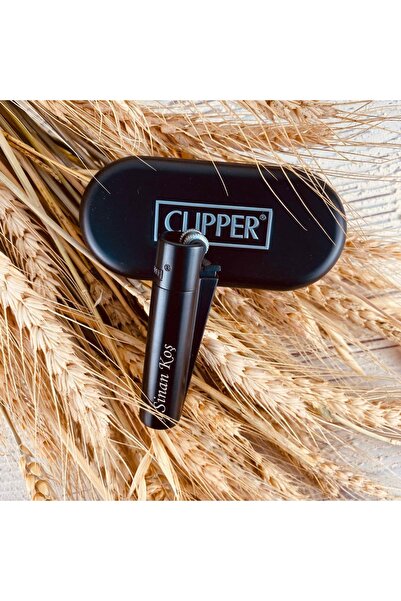 Clipper İsme Özel Metal Çakmak