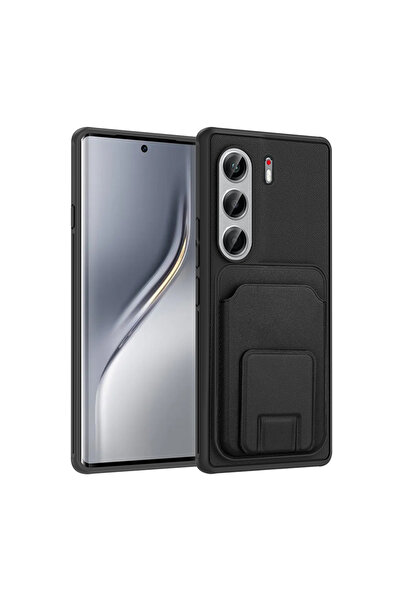 kılıffuarı Tecno Camon 40 Pro Case Shock Absorbing Flexible Leather Card Hold...