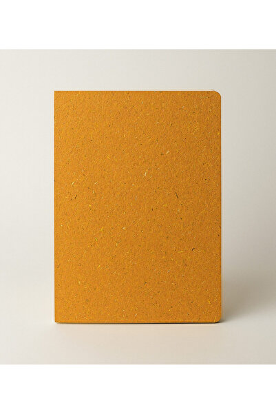 Bazen Defter Sarı Kırçıllı Açık Ciltli Sert Kapaklı Defter