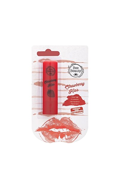 Bee Beauty Strawberry flavor lip balm with Vitamin E (Original Products)