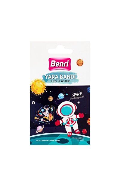 Benri Plaster bandages for wounds and pimples, space-themed designs, 15 piece...