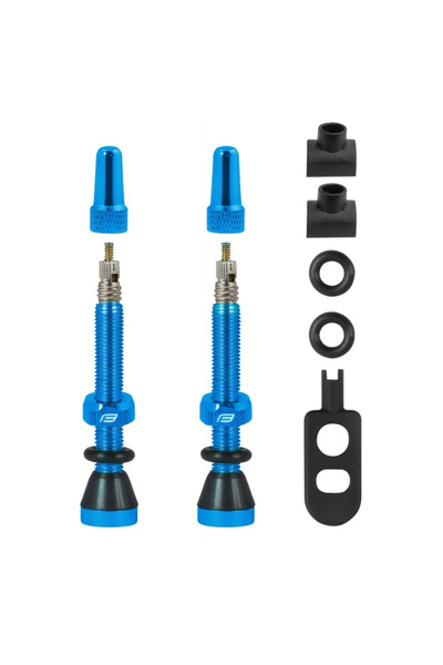 Force Set Valve Tubeless 2xFv 44mm Albastre