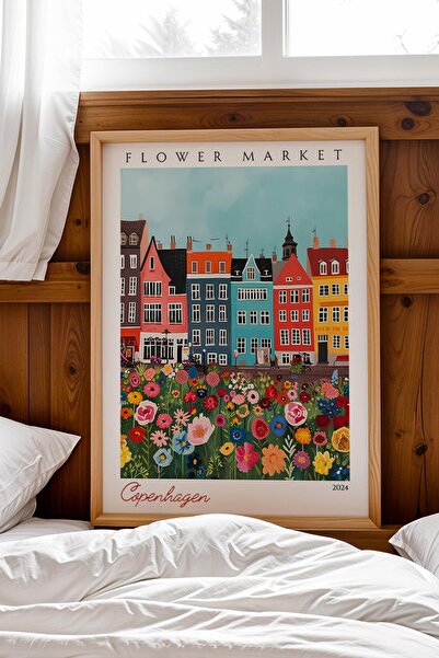 Saturn Copenhaga, Danemarca, tablou înrămat, decor estetic de perete pentru i...