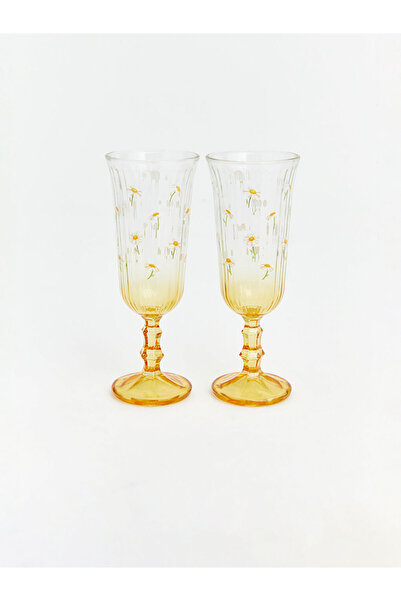 LC Waikiki Çelebi Store'dan Kaliteli Parçalar Baskılı Ayaklı Cam Bardak 2'li ...