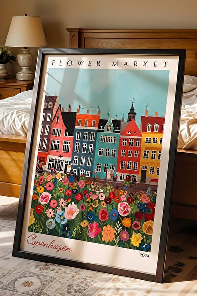 Saturn Copenhaga, Danemarca, tablou înrămat, decor estetic de perete pentru i...