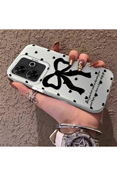 Hontinga حافظة هاتف Redmi 13X متوافقة مع الحواف السيليكونية الصلبة والمضادة ل...