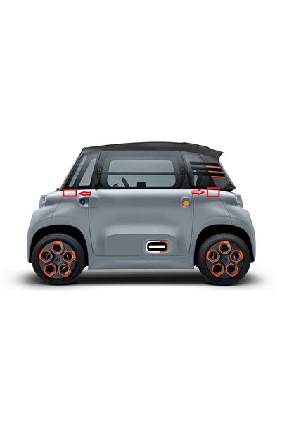 özgürce Turuncu Citroen Ami Ön Çamurluk Vida Kapağı Seti 4'lü, kaliteli ve şı...