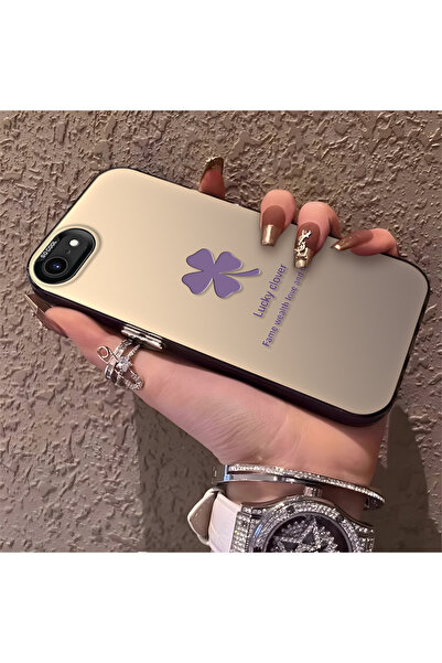 Hontinga iPhone 8 Compatible Silicone Edge Hard Back Anti Fall Phone Case Luc...