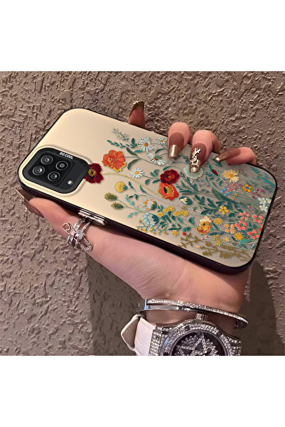 Hontinga حافظة هاتف سامسونج جالاكسي M12 متوافقة مع الحواف السيليكونية الصلبة ...