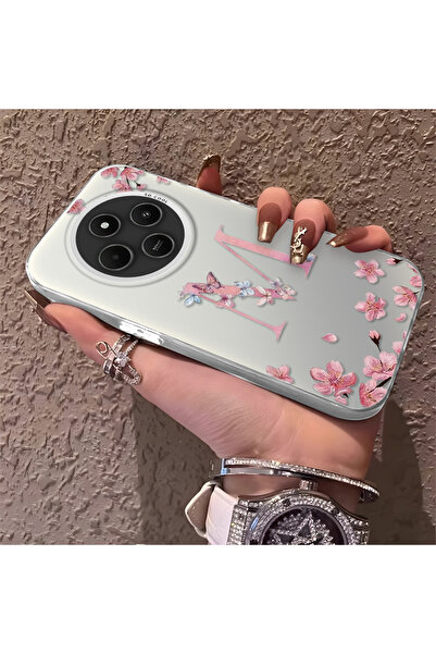 Hontinga حافظة هاتف Redmi A4 متوافقة مع حافة السيليكون الصلبة ومضادة للسقوط ب...