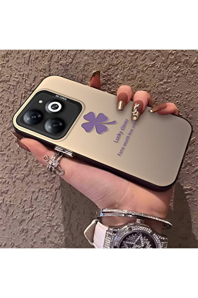 Hontinga حافظة هاتف تكنو سبارك جو 2024 متوافقة مع حافة السيليكون الصلبة والمض...