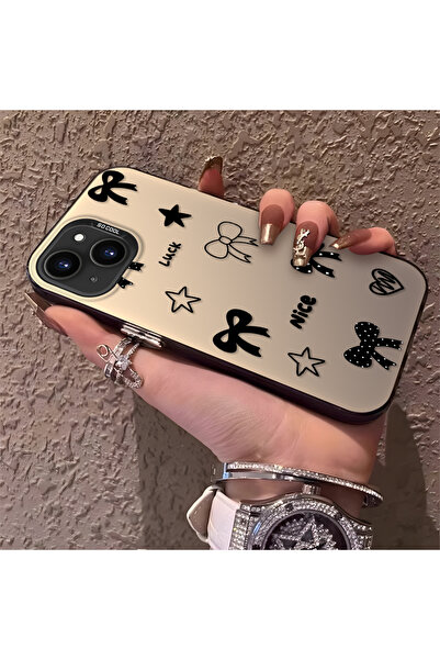 Hontinga حافظة هاتف آيفون 15 بلس متوافقة مع الحواف السيليكونية الصلبة والمضاد...