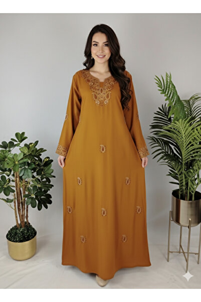 ASIAN Ruqaya Jalabiya, a women's cotton jalabiya embroidered with fine thread