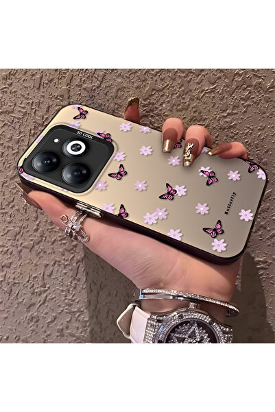 Hontinga حافظة هاتف تكنو سبارك جو 2024 متوافقة مع حافة السيليكون الصلبة والمض...