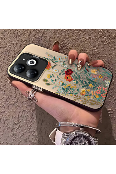 Hontinga حافظة هاتف تكنو سبارك 20 متوافقة مع حافة السيليكون الصلبة ومضادة للس...