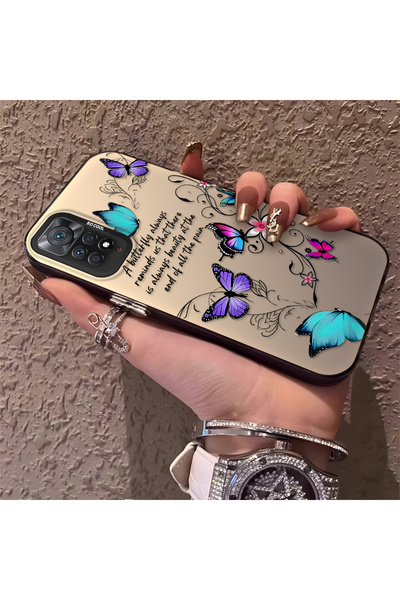 Hontinga حافظة هاتف ريدمي نوت 11 برو متوافقة مع الحافة السيليكونية الصلبة وال...