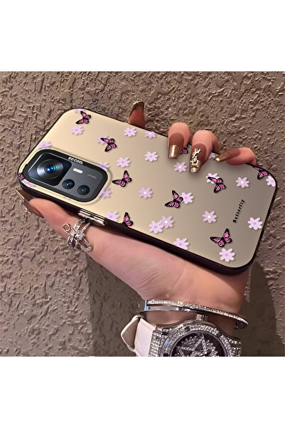 Hontinga حافظة هاتف Mi 12T متوافقة مع الحافة السيليكونية الصلبة والمضادة للسق...