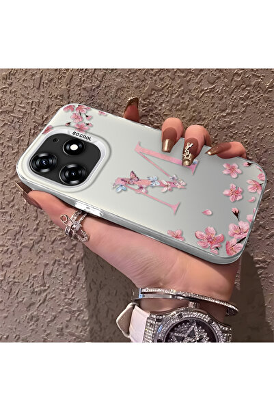 Hontinga حافظة هاتف تكنو سبارك 10 برو متوافقة مع حافة السيليكون الصلبة ومضادة...