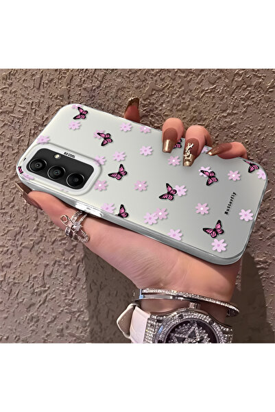 Hontinga حافظة هاتف سامسونج جالاكسي A15 متوافقة مع حافة السيليكون الصلبة والم...