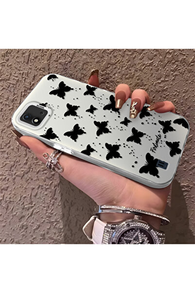 Hontinga حافظة هاتف Realme C11 2021 متوافقة مع السيليكون ذات حافة على شكل فرا...