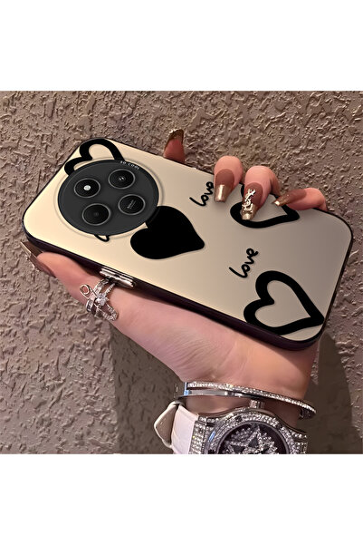 Hontinga حافظة هاتف ريدمي 14C متوافقة مع السيليكون ذات الحواف الصلبة والمضادة...