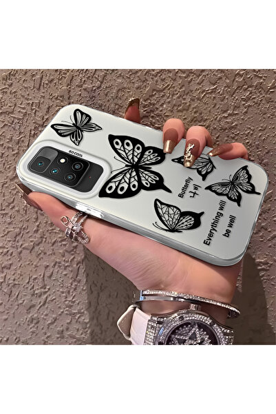 Hontinga حافظة هاتف ريدمي 10 متوافقة مع حافة السيليكون الصلبة والمضادة للسقوط...