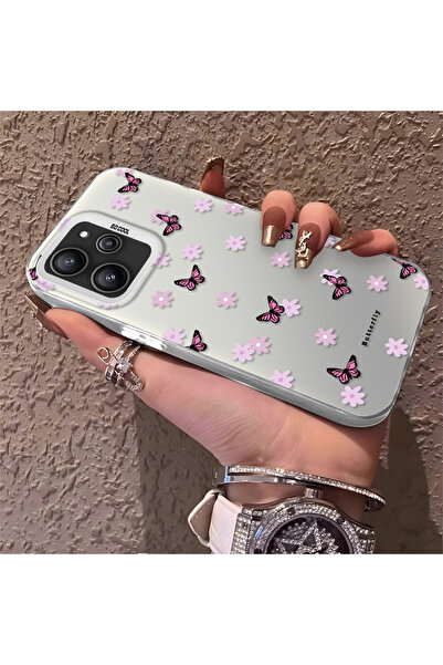 Hontinga حافظة هاتف Redmi 12 4G متوافقة مع السيليكون ذات الحواف الصلبة ومضادة...