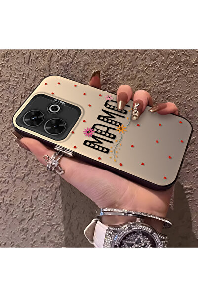 Hontinga حافظة هاتف ريدمي 13 متوافقة مع الحواف السيليكونية الصلبة والمضادة لل...