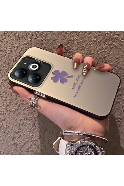 Hontinga حافظة هاتف Infinix Hot 40i متوافقة مع حافة السيليكون الصلبة والمضادة...