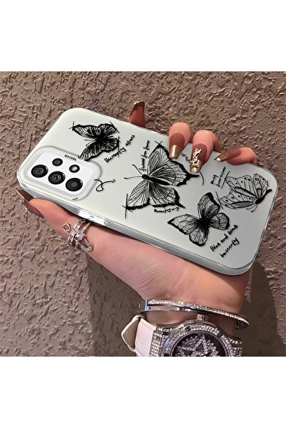 Hontinga حافظة هاتف سامسونج جالاكسي A73 متوافقة مع الحواف السيليكونية الصلبة ...