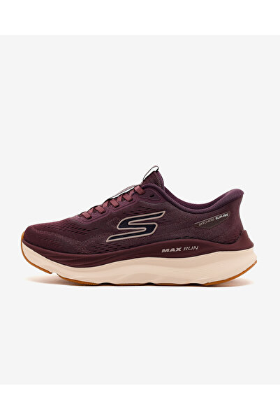 SKECHERS MAX RUN Kadın Bordo Koşu Ayakkabısı 129200 BURG